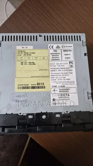 Hyundai Sonata CD Player