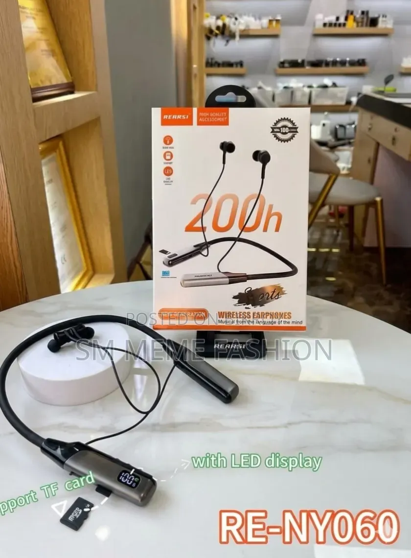 Recrsi RE-NY060 / RE-NY60 ব্লুটুথ নেক ব্যান্ড
