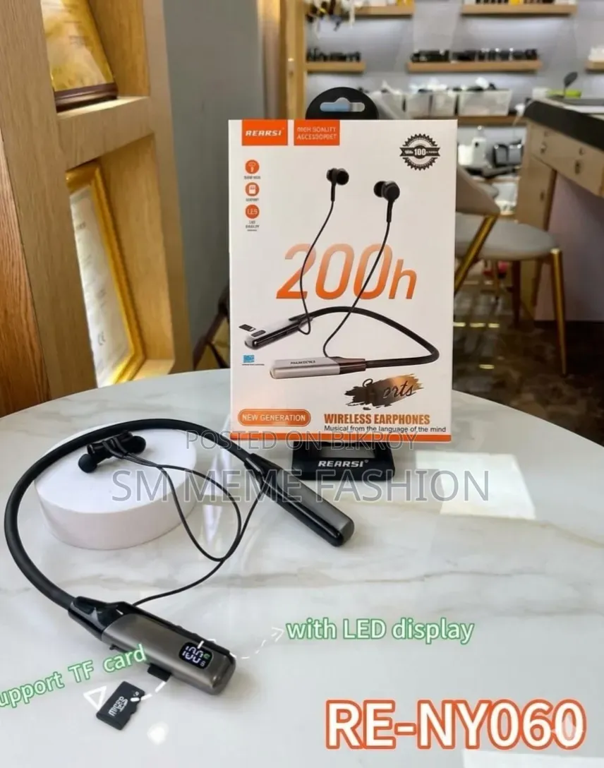 Recrsi RE-NY060 / RE-NY60 ব্লুটুথ নেক ব্যান্ড