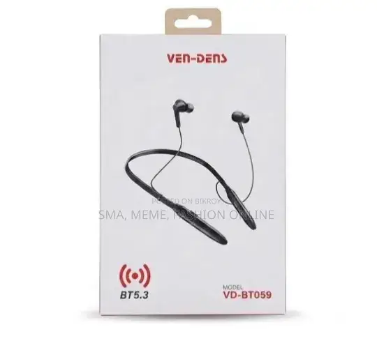 VEN-DENS Bluetooth 5.3 Wireless Neckband Earphones (VD-BT059)