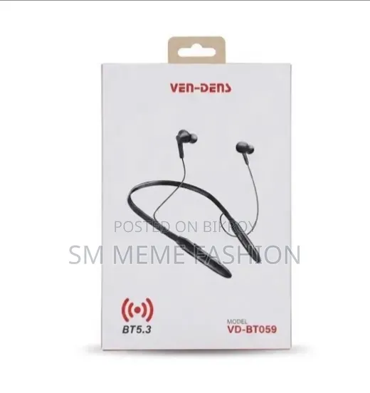 VEN-DENS Bluetooth 5.3 Wireless Neckband Earphones (VD-BT059)