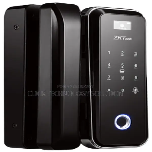 ZKTeco GL300 Hybrid Fingerprint Glass Door Lock