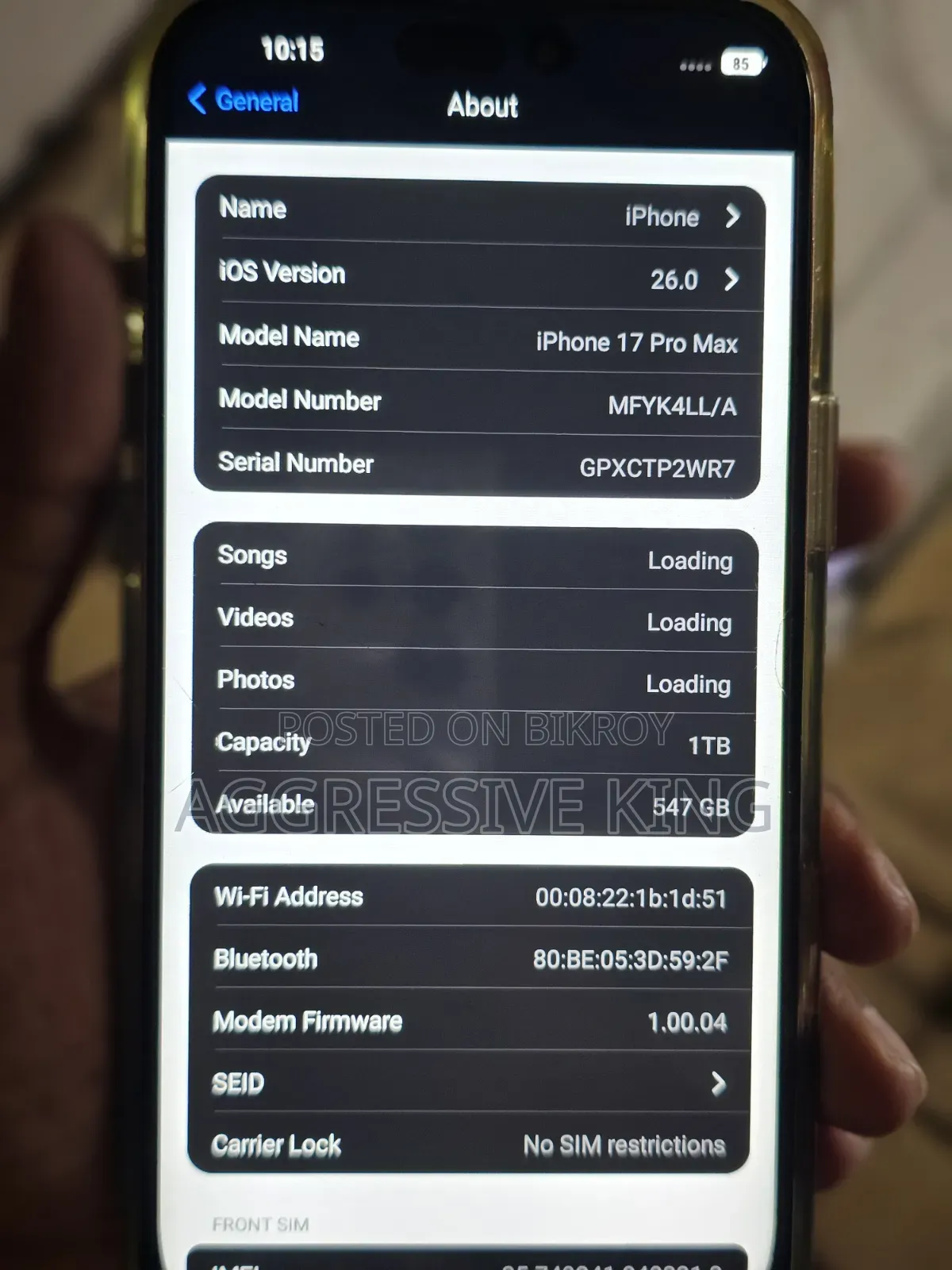 Apple iPhone 17 Pro Max 1 TB Orange
