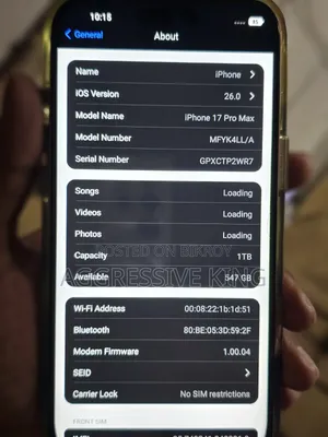 Apple iPhone 17 Pro Max 1 TB Orange