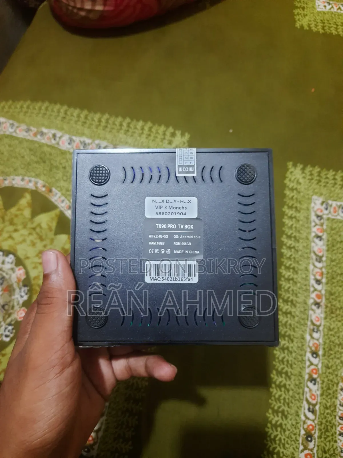 TX90 Pro Android TV Box (16GB RAM / 256GB ROM) - Used/Brand New