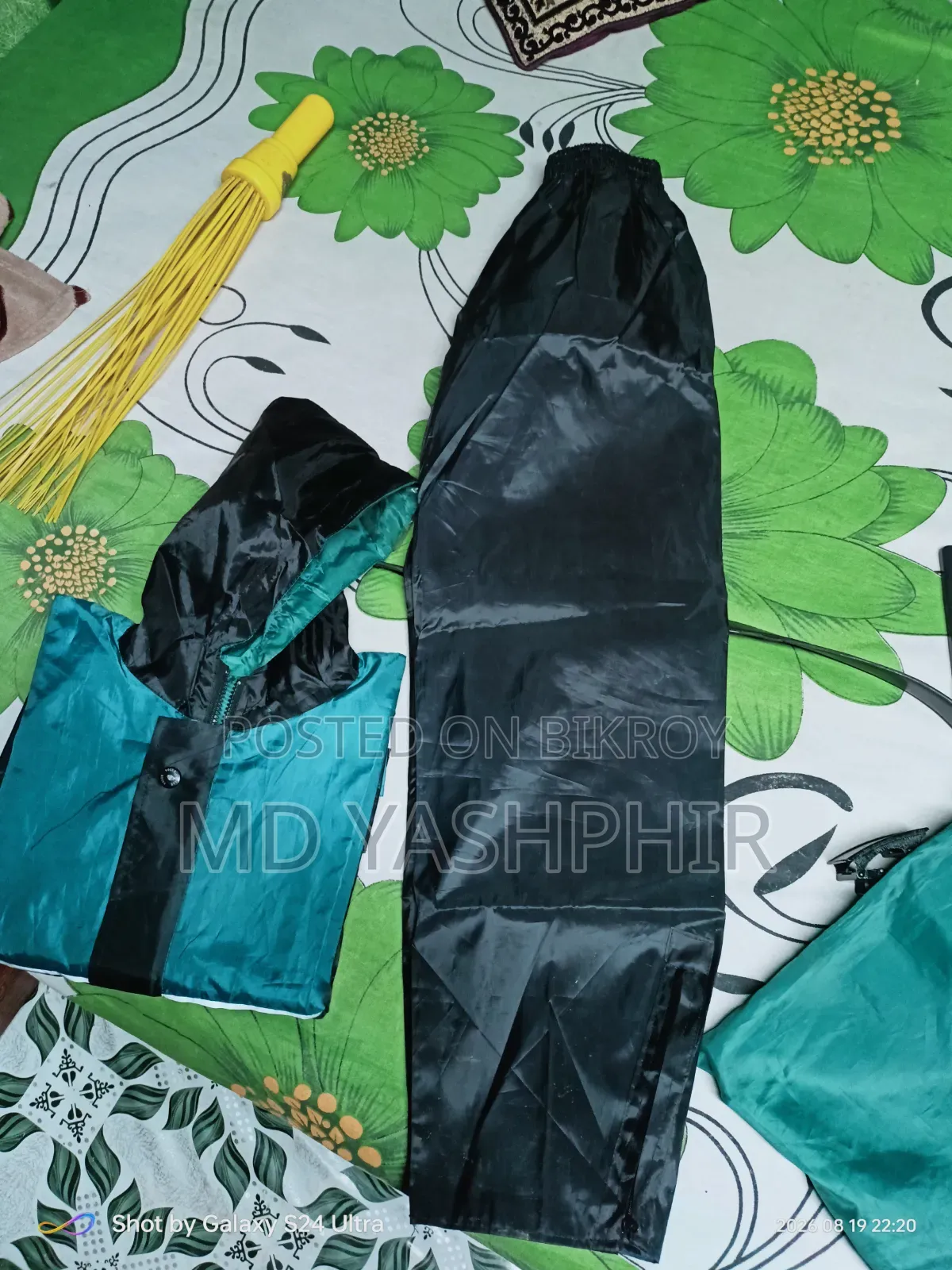 Original Indian Two-Part Raincoat Worn 1 Day