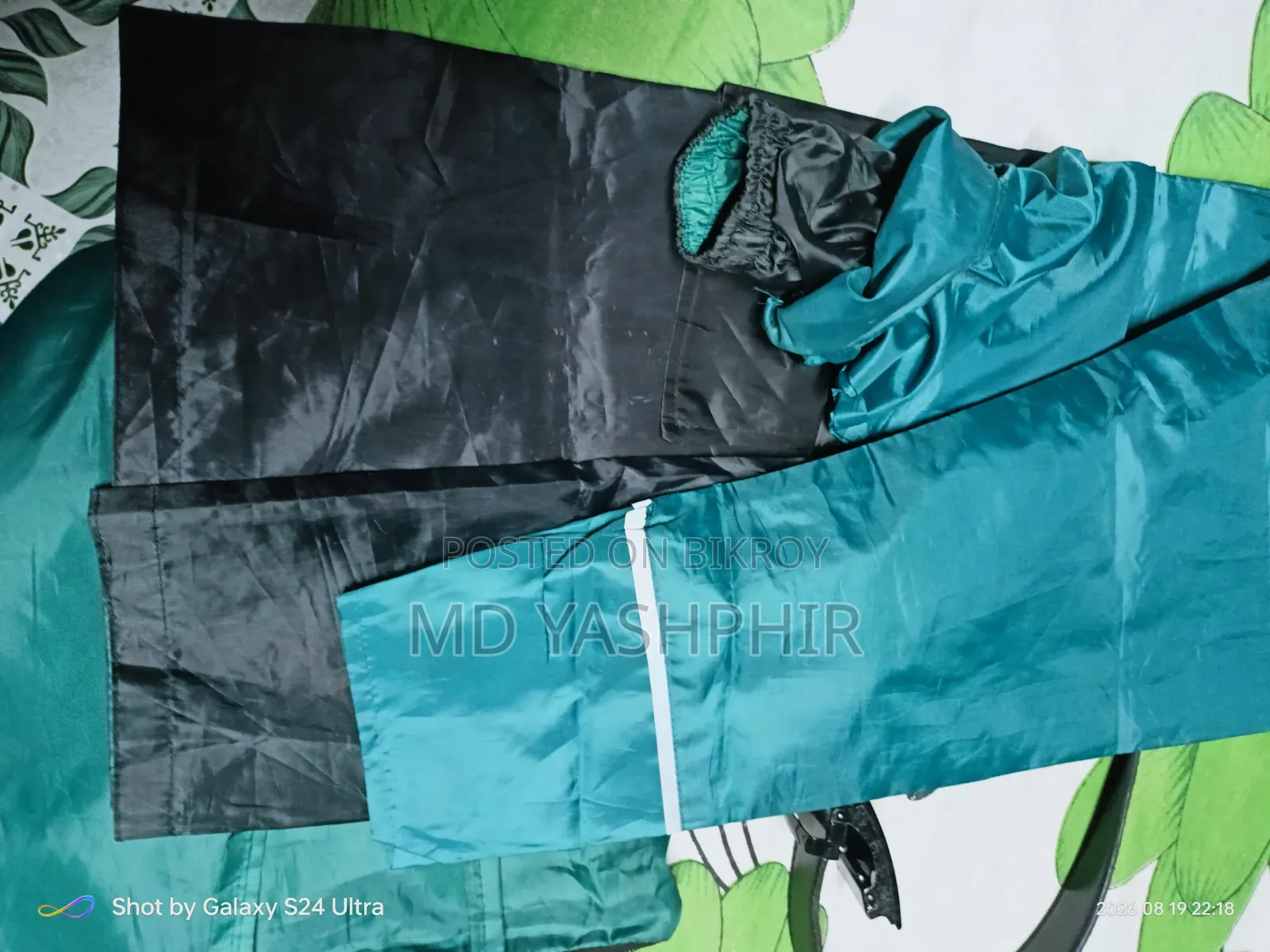 Original Indian Two-Part Raincoat Worn 1 Day