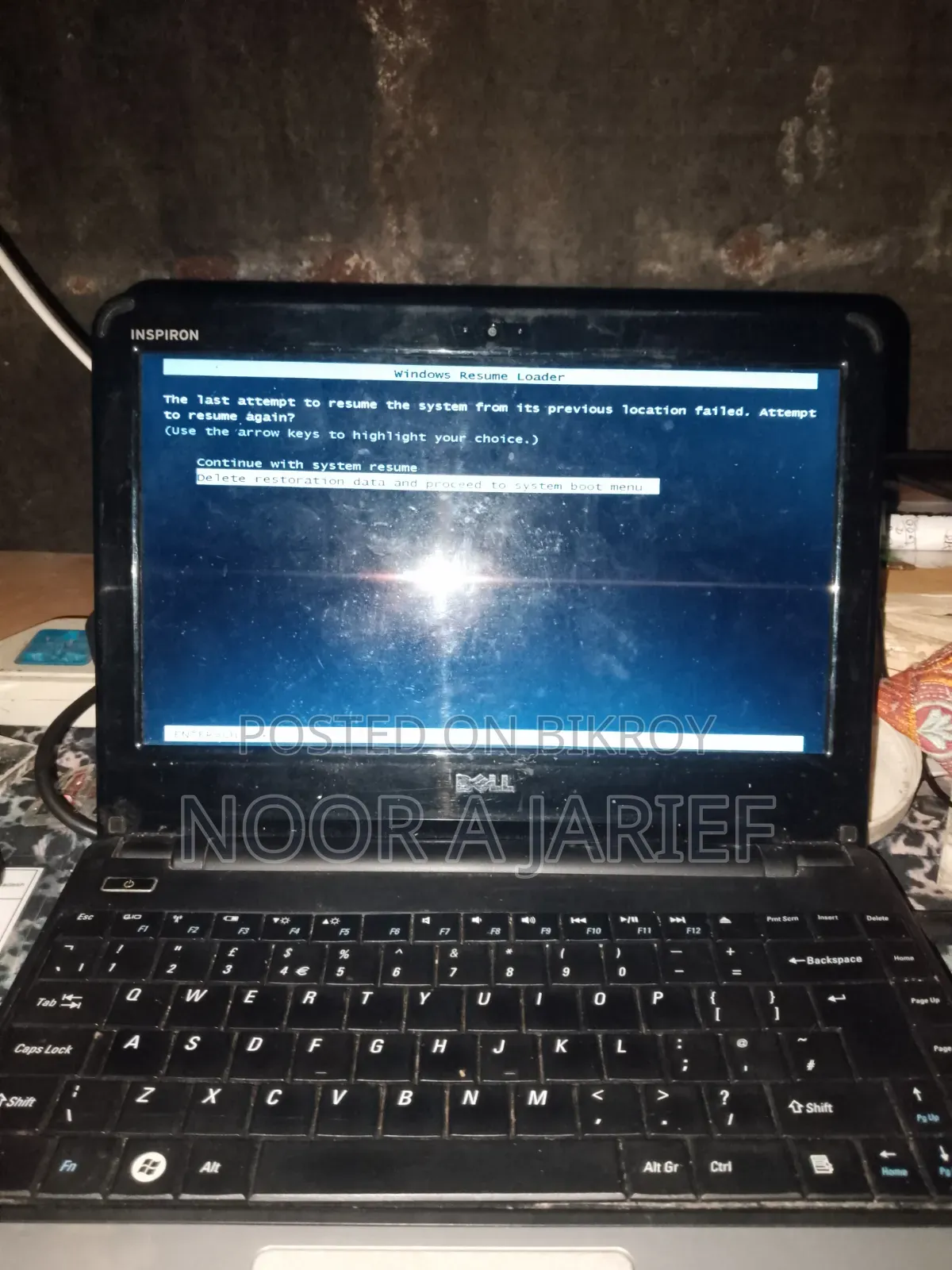 Laptop Dell Inspiron Mini 1018 2GB Intel Atom HDD 320GB