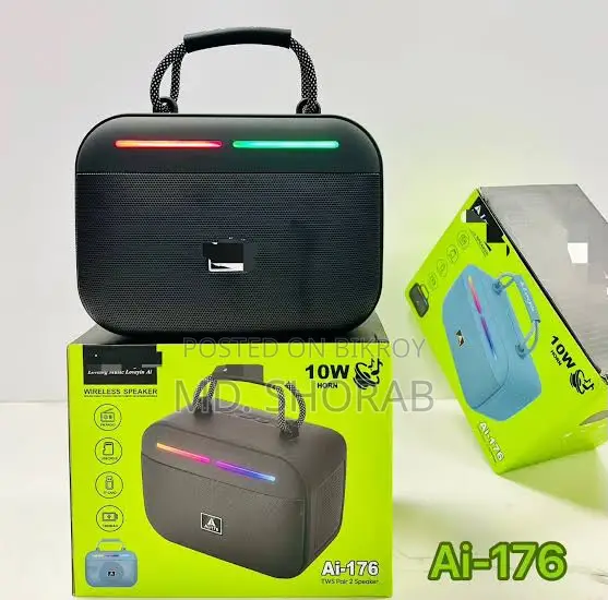 Loveyin Ai-176 পোর্টেবল ওয়্যারলেস ব্লুটুথ স্পিকার