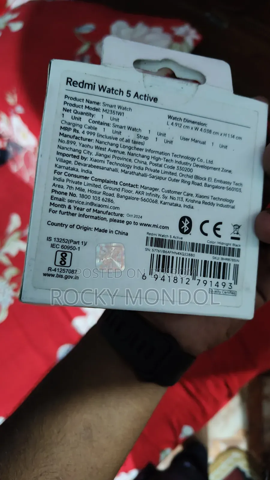 Original charger for iPhone