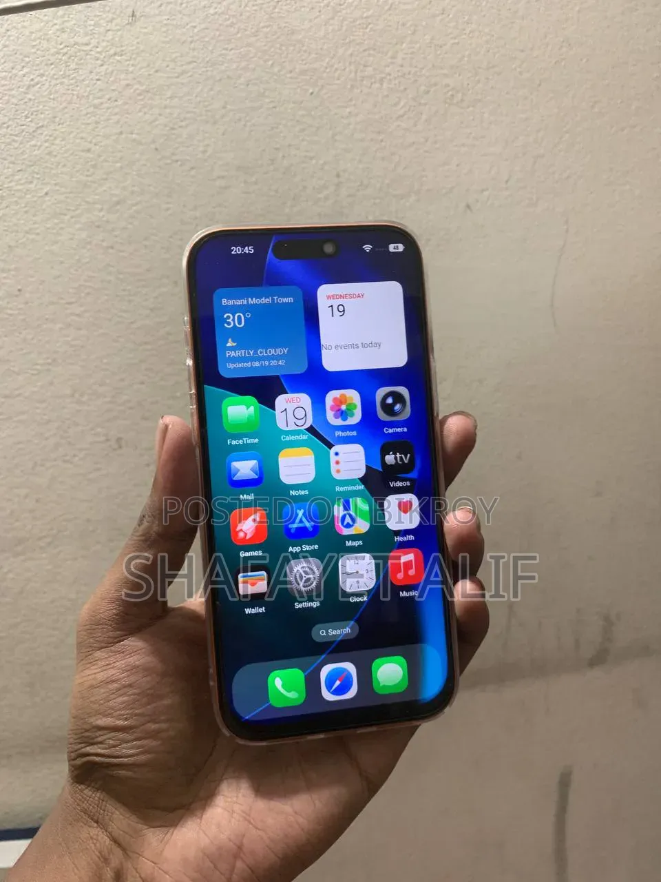 নতুন অ্যাপল আইফোন ১৭ প্রো ম্যাক্স ২৫৬ জিবি কমলা