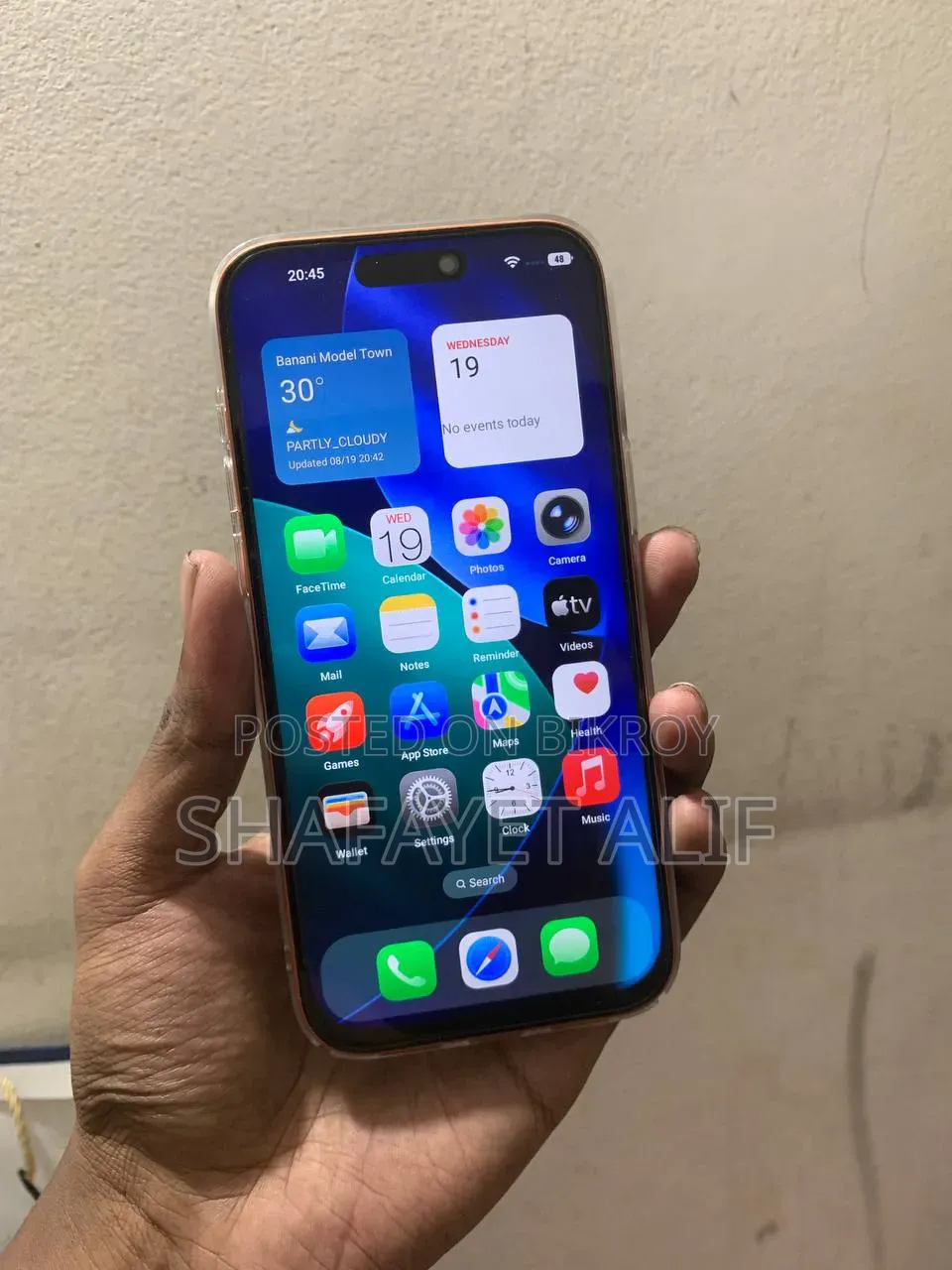 নতুন অ্যাপল আইফোন ১৭ প্রো ম্যাক্স ২৫৬ জিবি কমলা