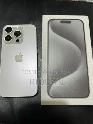 অ্যাপল আইফোন ১৫ প্রো ২৫৬ জিবি সিলভার