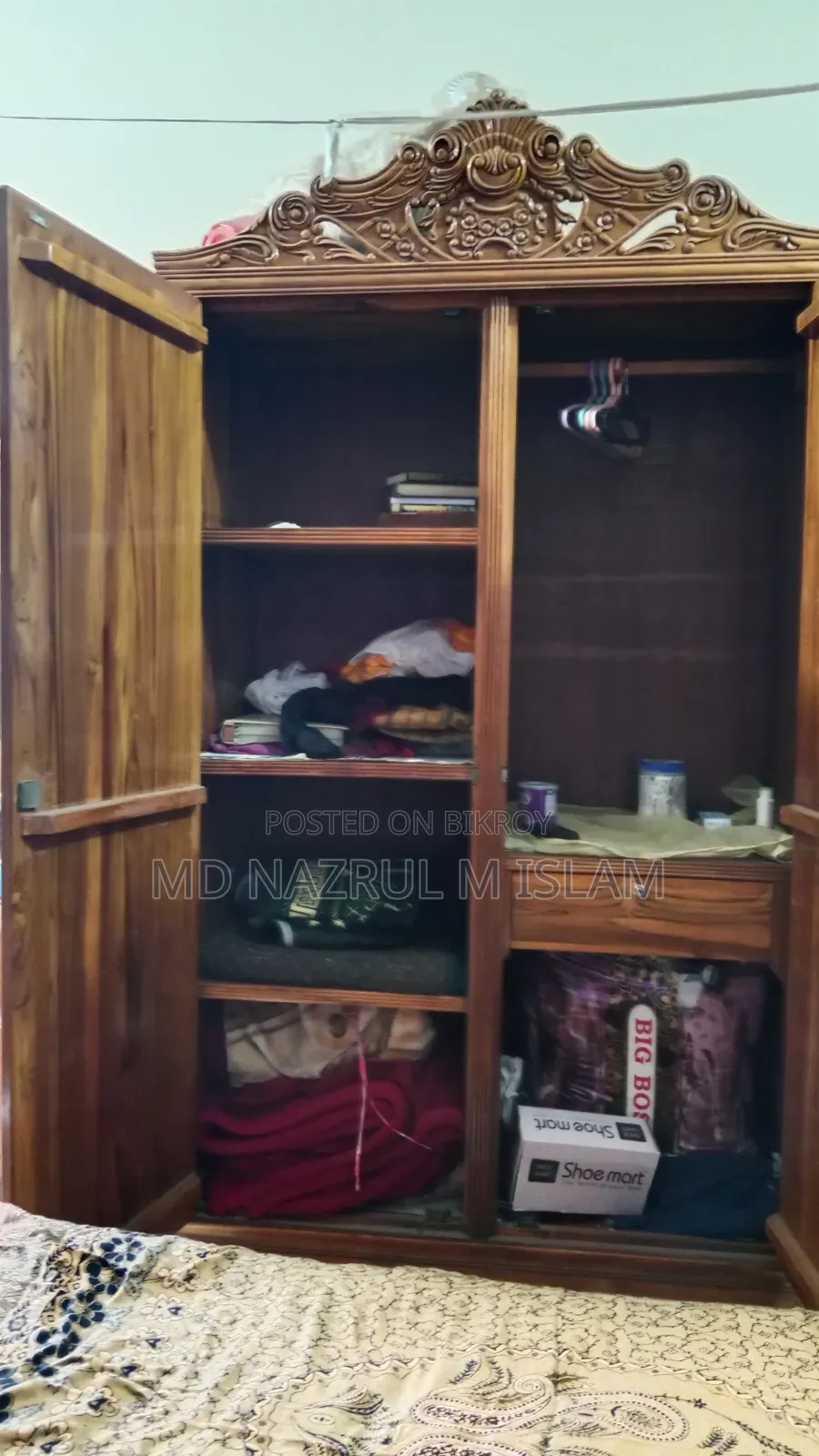 সেগুন কাঠের আলমারি বনশ্রী