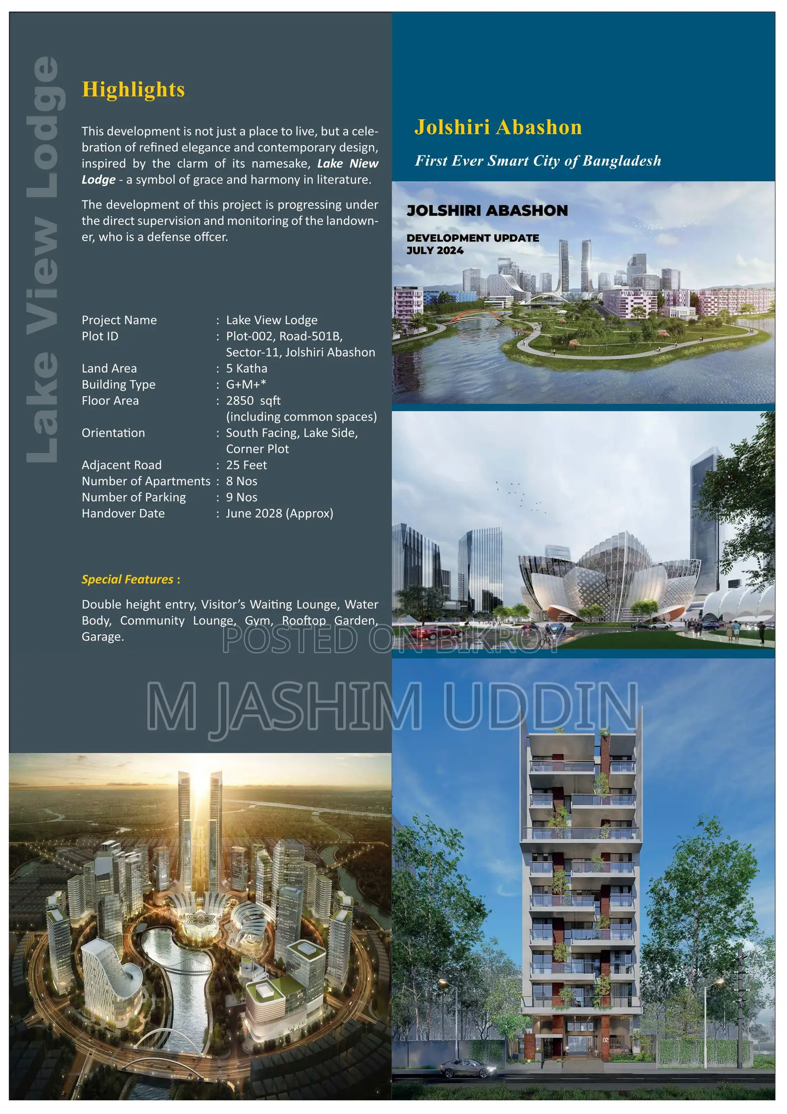 4-Bedroom Apartment in Landowner, Jalshiri Abason for Sale