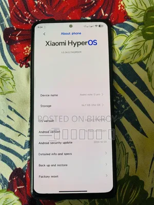 Xiaomi Redmi Note 12 Pro 4G 256 GB Blue