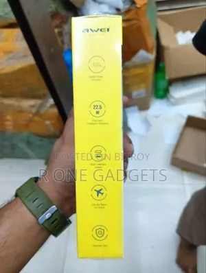 AWEI PA‐90 20000mAh 22.5W Fast Charging Digital Display Power Bank