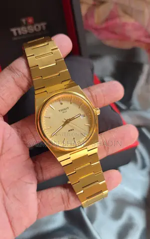 Tissot PRX 40MM Champagne Gold Dial Men's Quartz Watch T