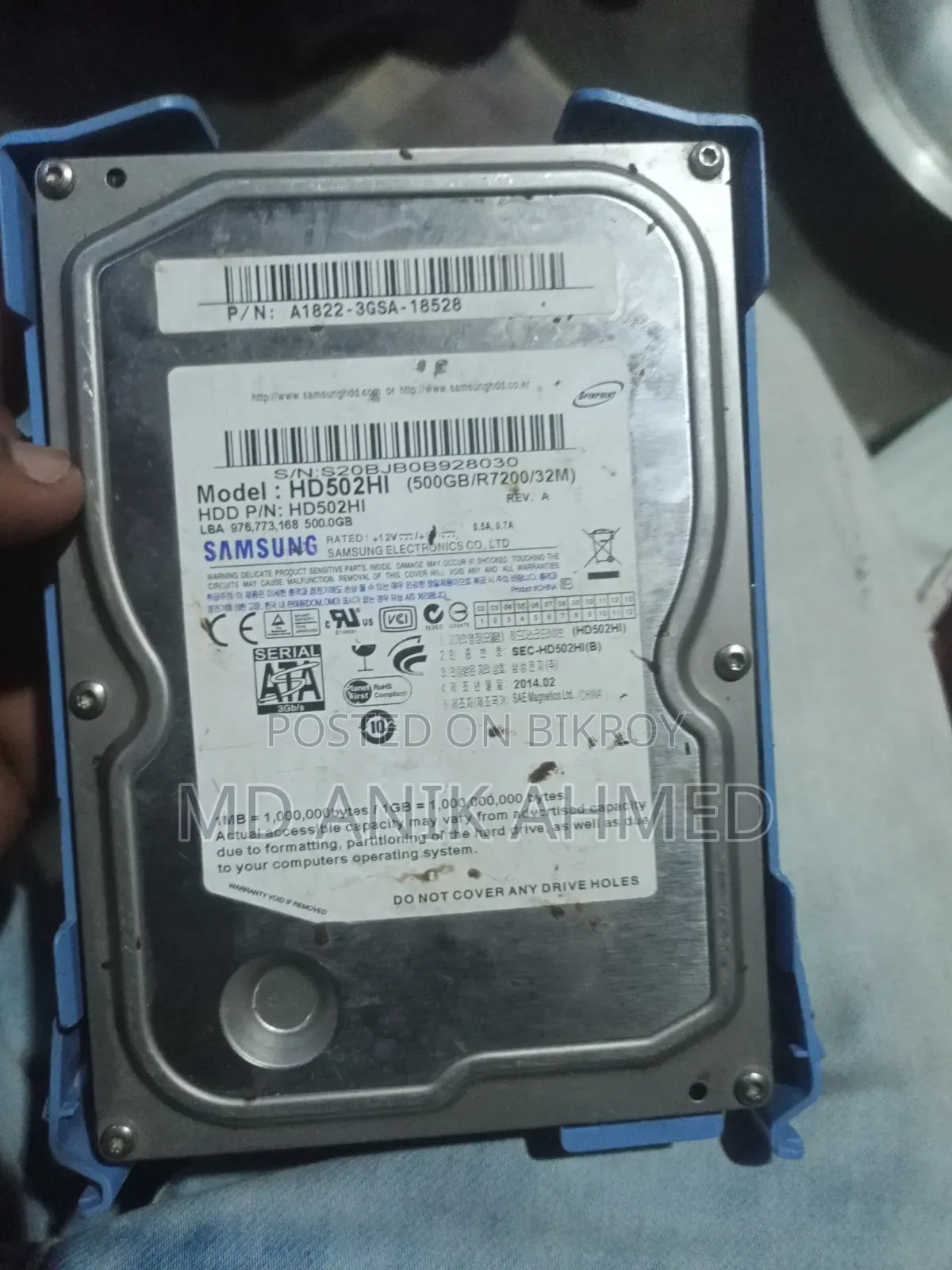 Hard Disk 500GB
