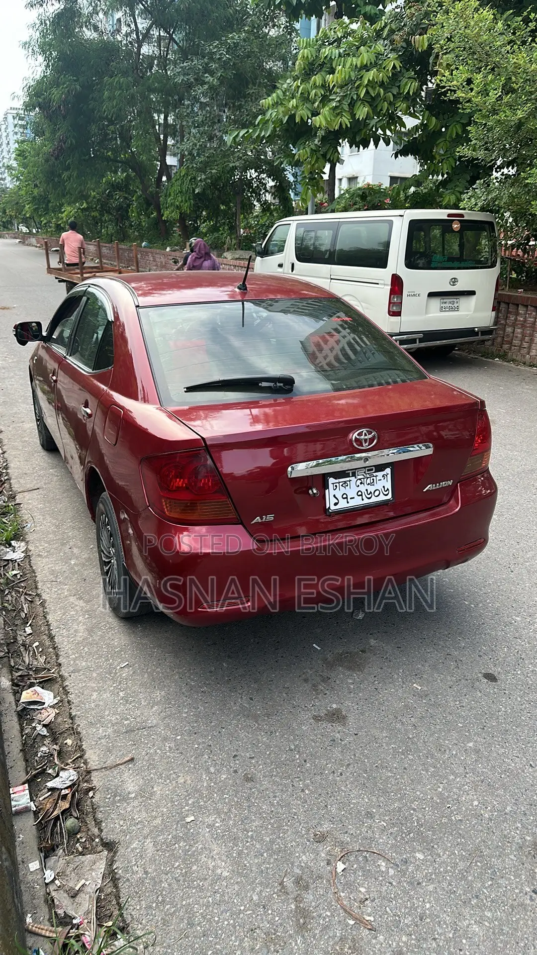 Toyota Allion 2002 Maroon