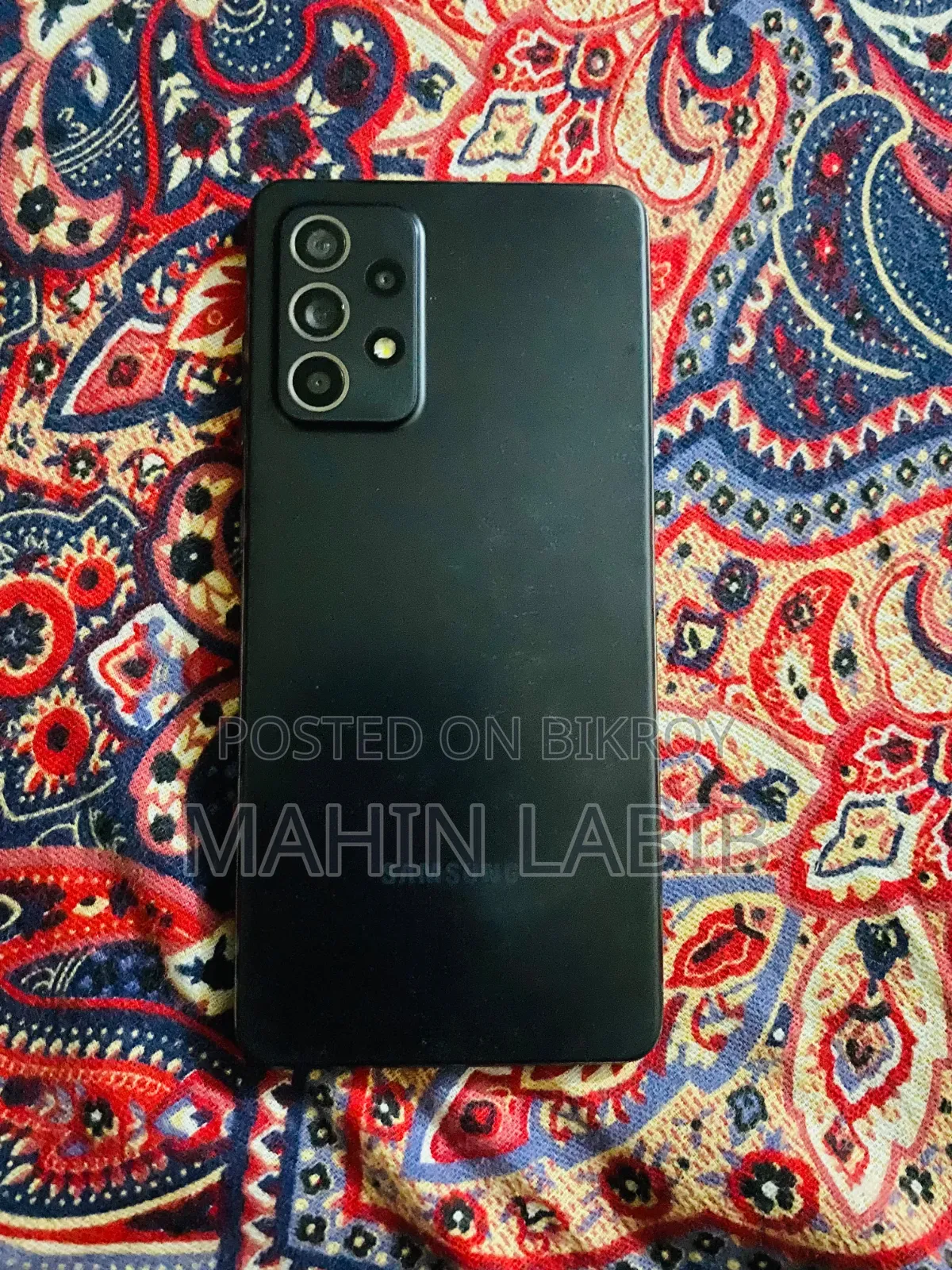 স্যামসাং গ্যালাক্সি এ৫২এস ৫জি ১২৮ জিবি ব্ল্যাক