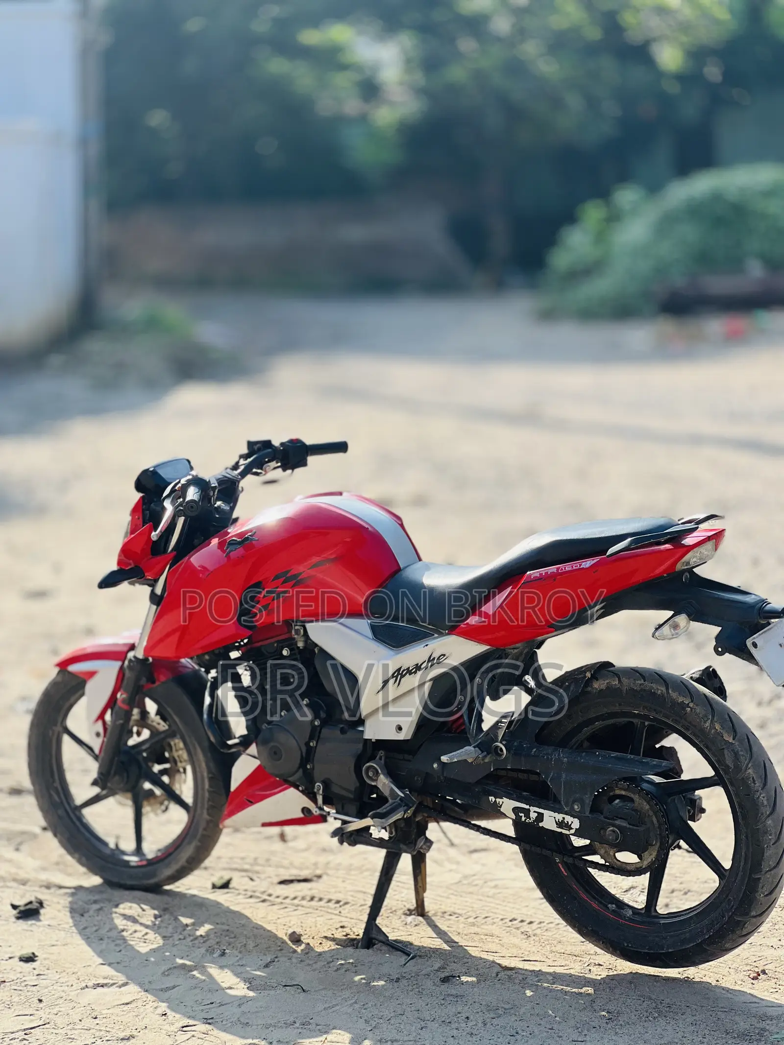 নিউ টিভিএস অ্যাপাচি ১৬০ ৪ভি ২০২০ রেড