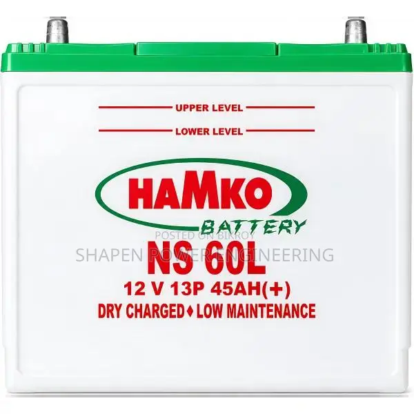 Hamko NS60L 45Ah Car Battery