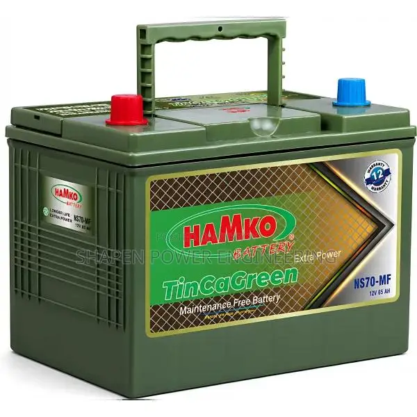 Hamko NS70-MF TinCaGreen 65Ah Car Battery