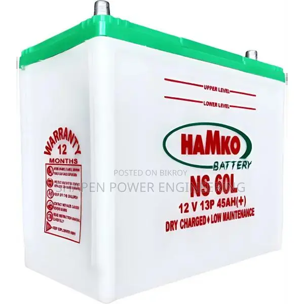 Hamko NS60L 45Ah Car Battery