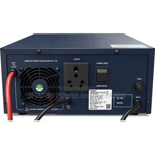 Luminous Optimus-1250 1100VA Pure Sinewave IPS Inverter