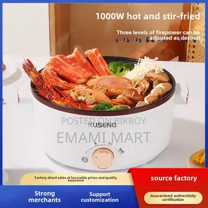 Multifunctional Electric Cooker with Steamer Non-stick Electric Hot Po