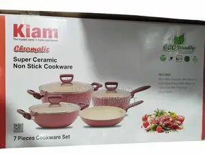Kiam 7 Piece Ceramic Coating Granite Non Stick Cookware Set (Induction