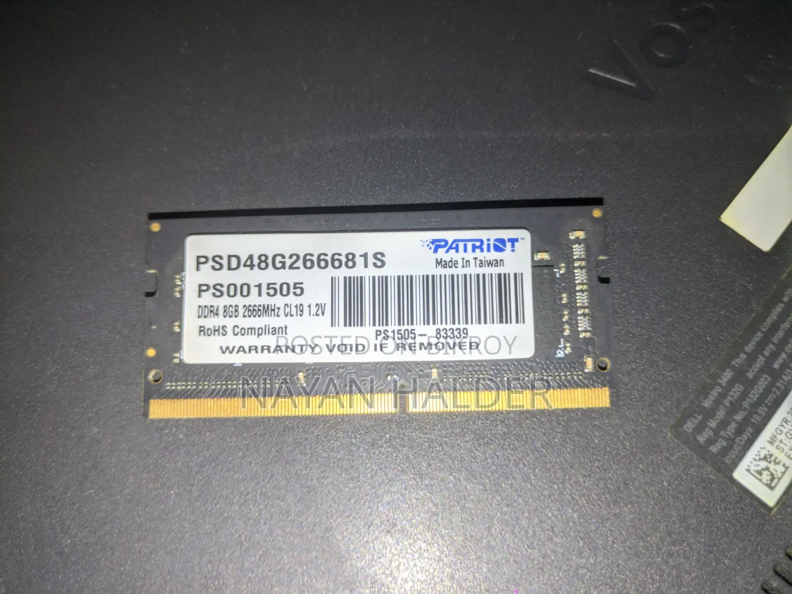 Laptop RAM 8GB DDR4