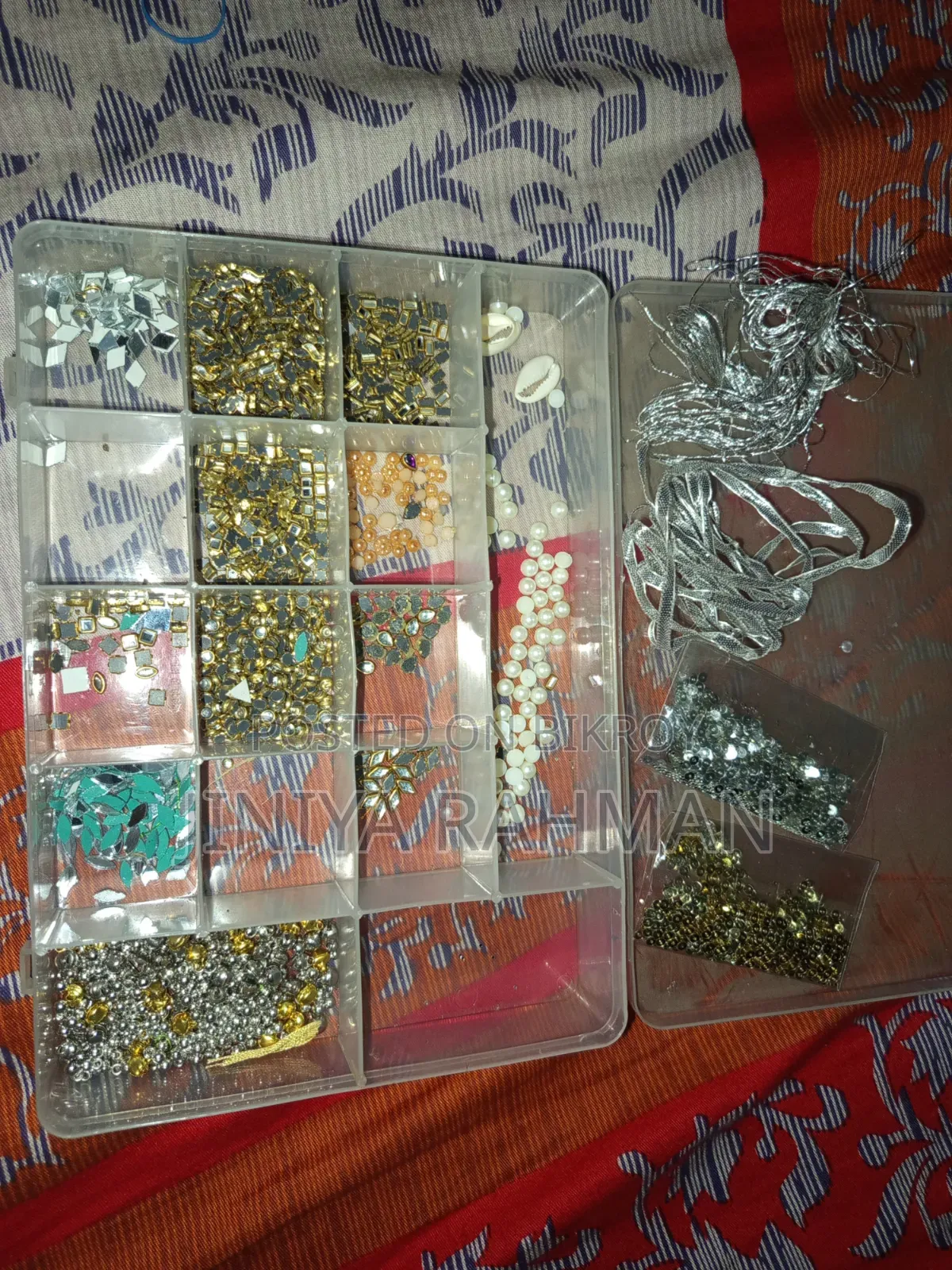 Selling handmade bangle materials below purchase price