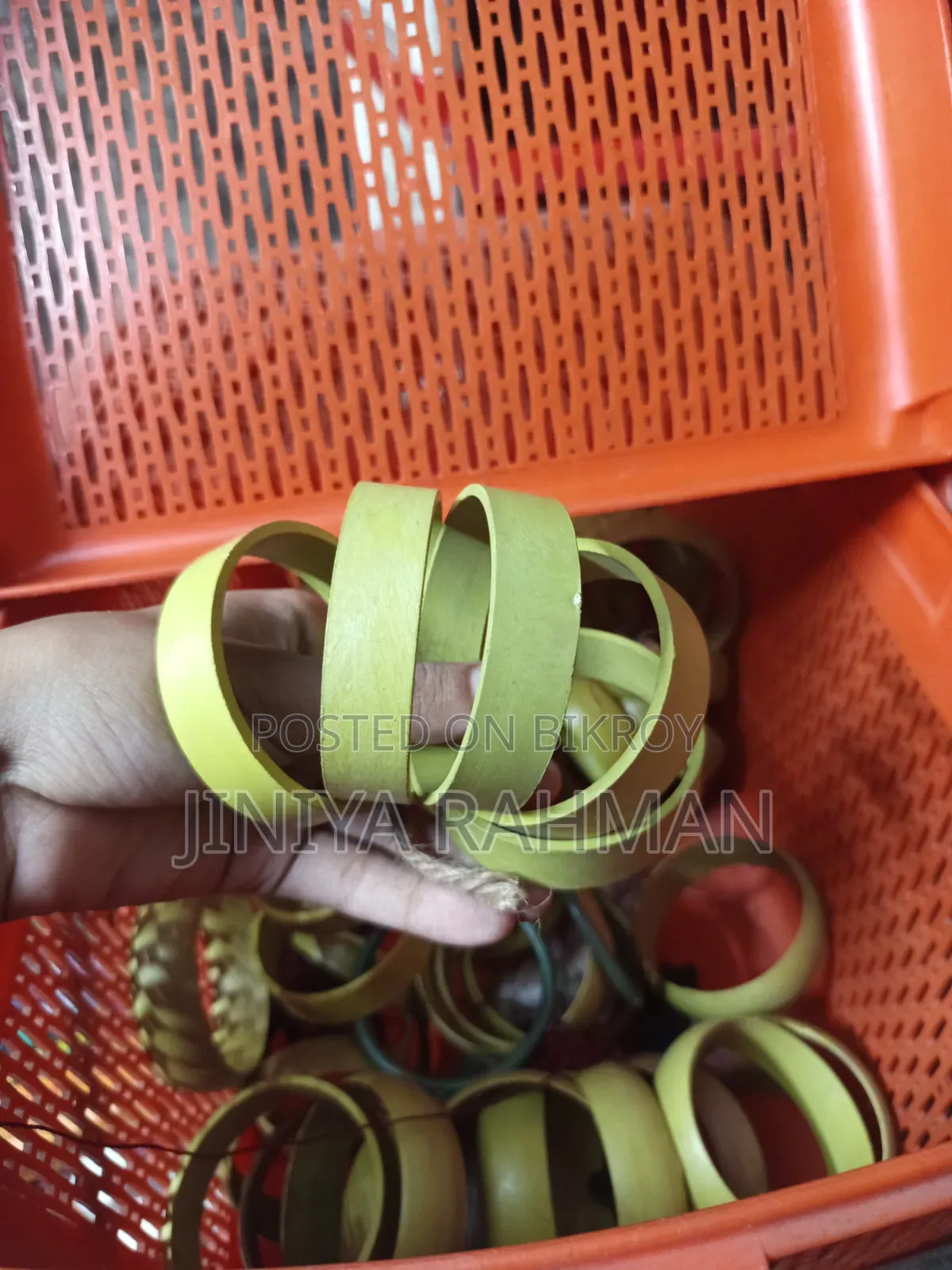 Selling handmade bangle materials below purchase price