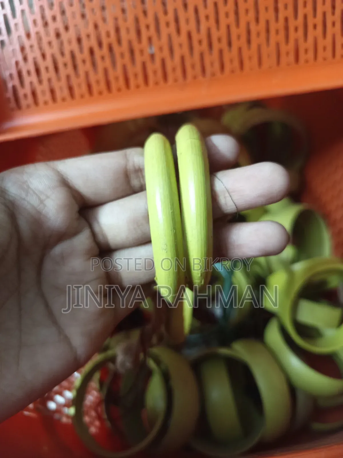 Selling handmade bangle materials below purchase price