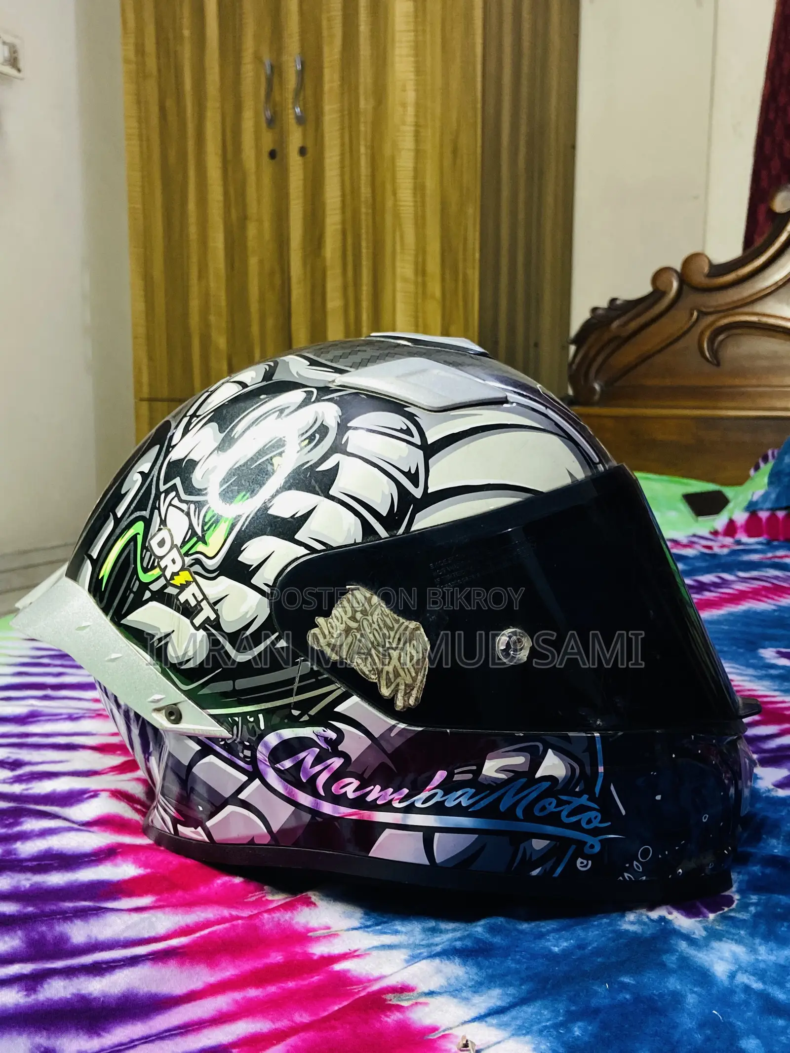 সোমান হেলমেট - মাম্বা মটো লিমিটেড এডিশন