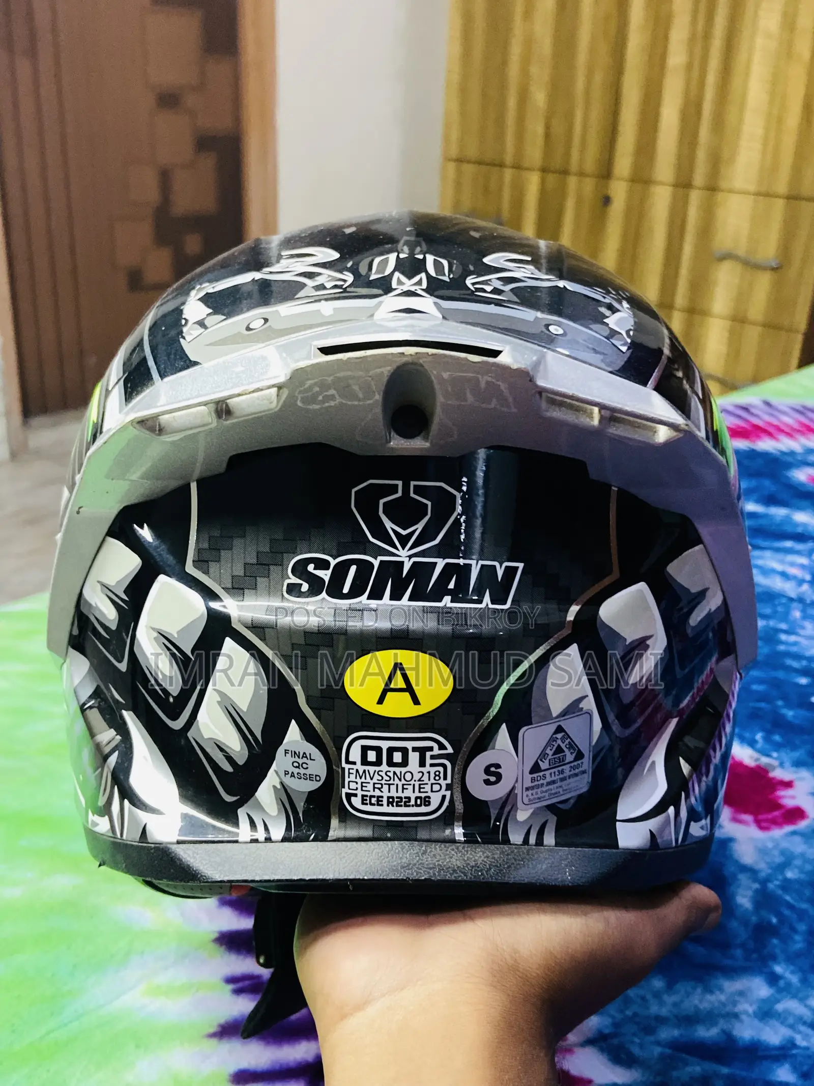 সোমান হেলমেট - মাম্বা মটো লিমিটেড এডিশন