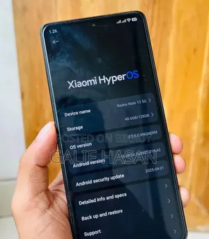 শাওমি রেডমি নোট ১৩ ২৫৬ জিবি কালো