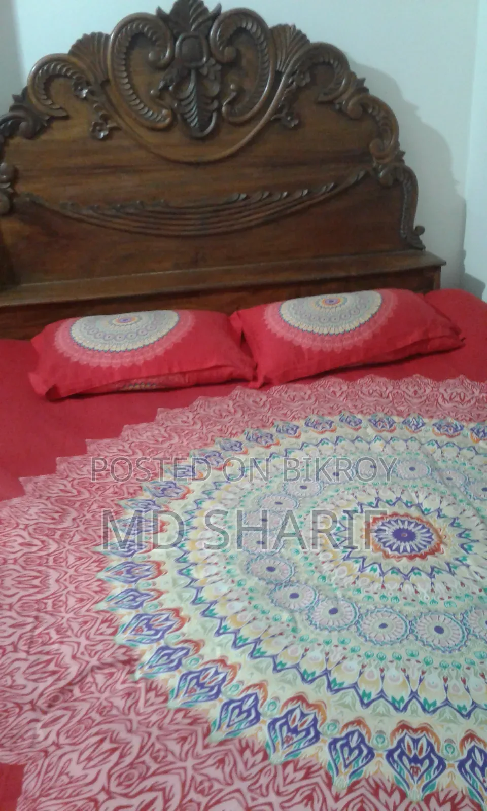 Akash Moni Wooden Box Bed