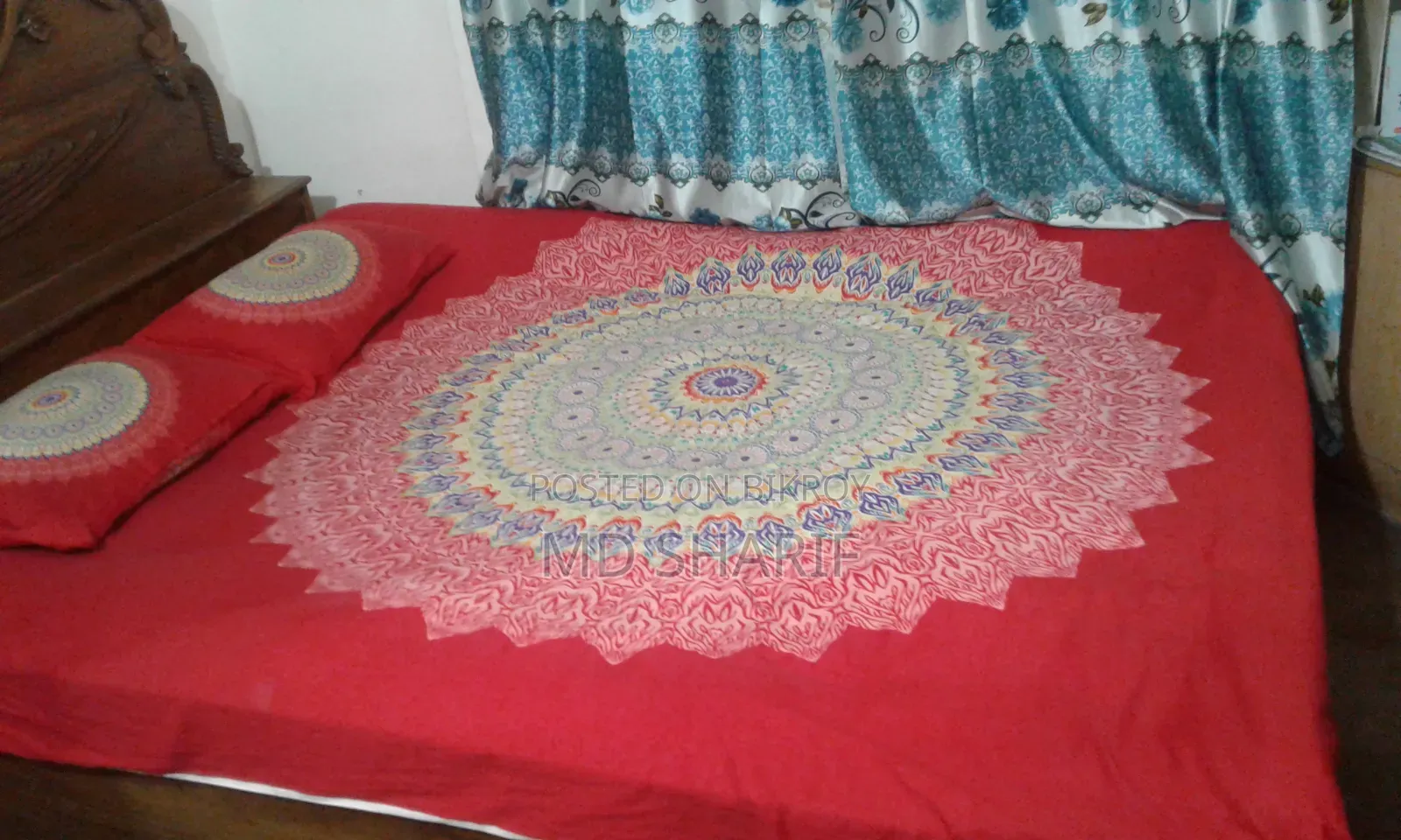 Akash Moni Wooden Box Bed