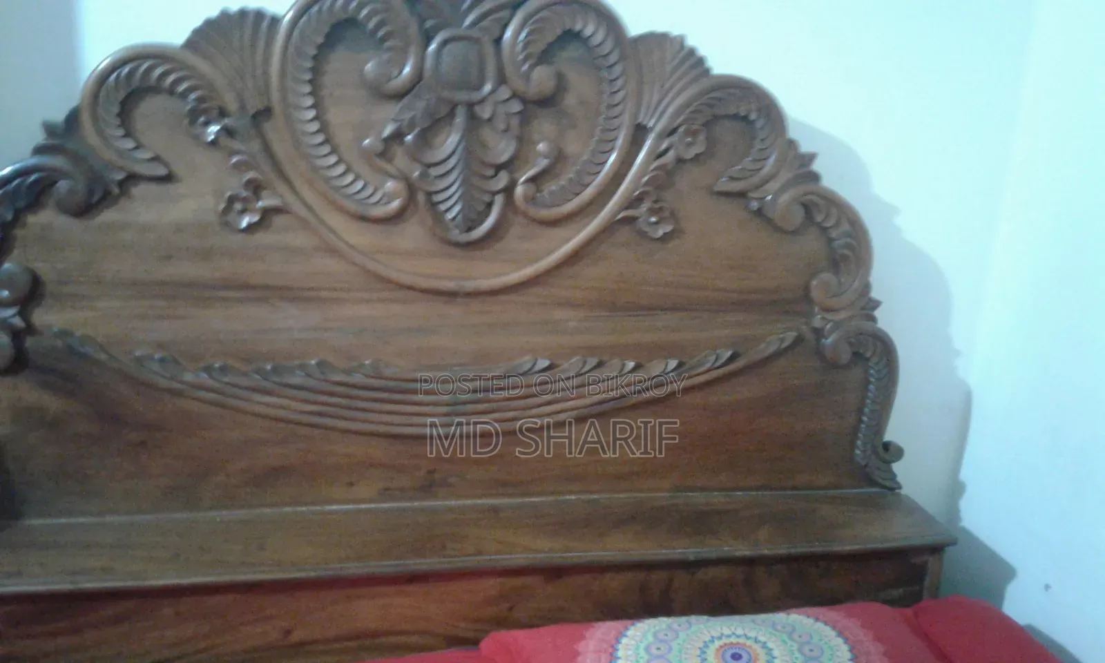 Akash Moni Wooden Box Bed