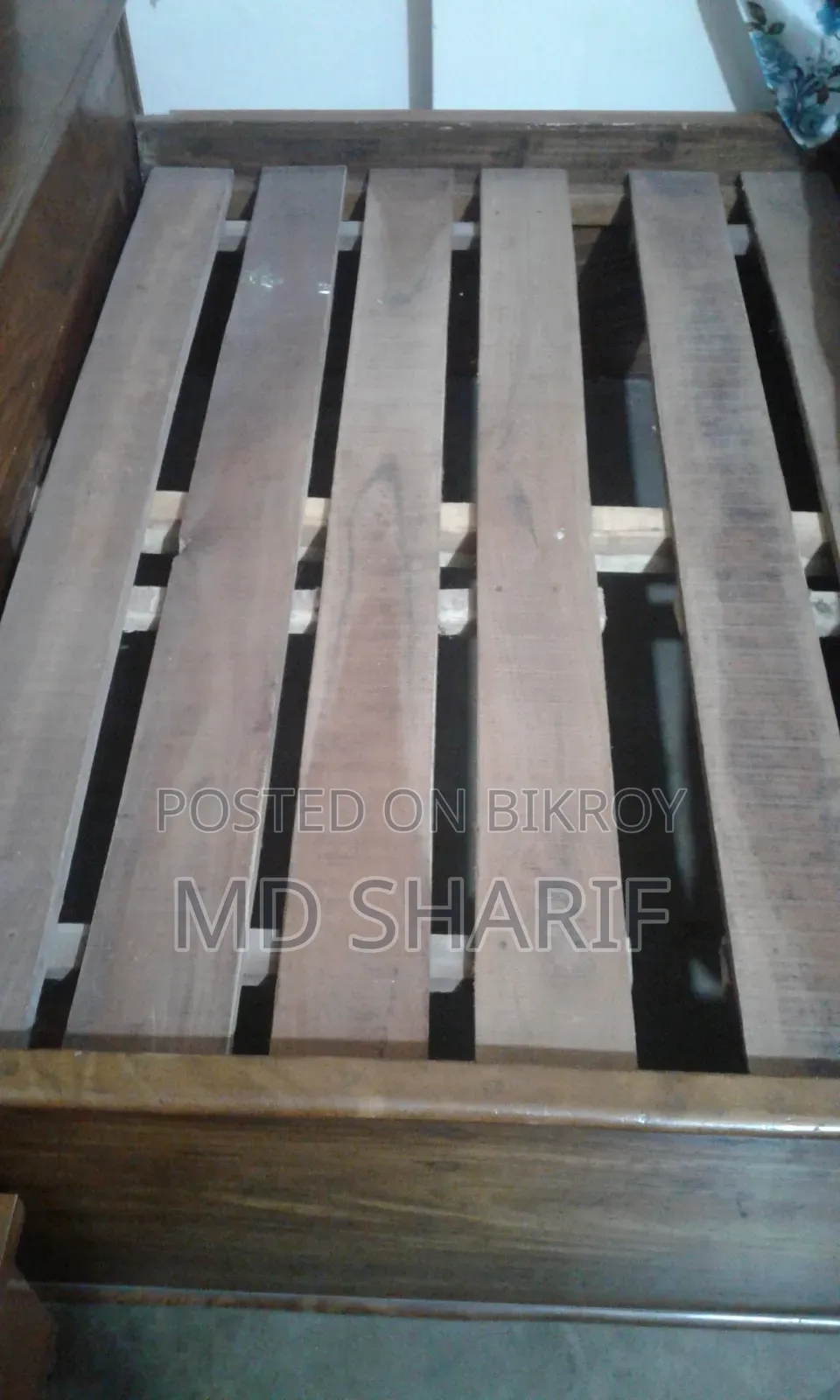 Akash Moni Wooden Box Bed