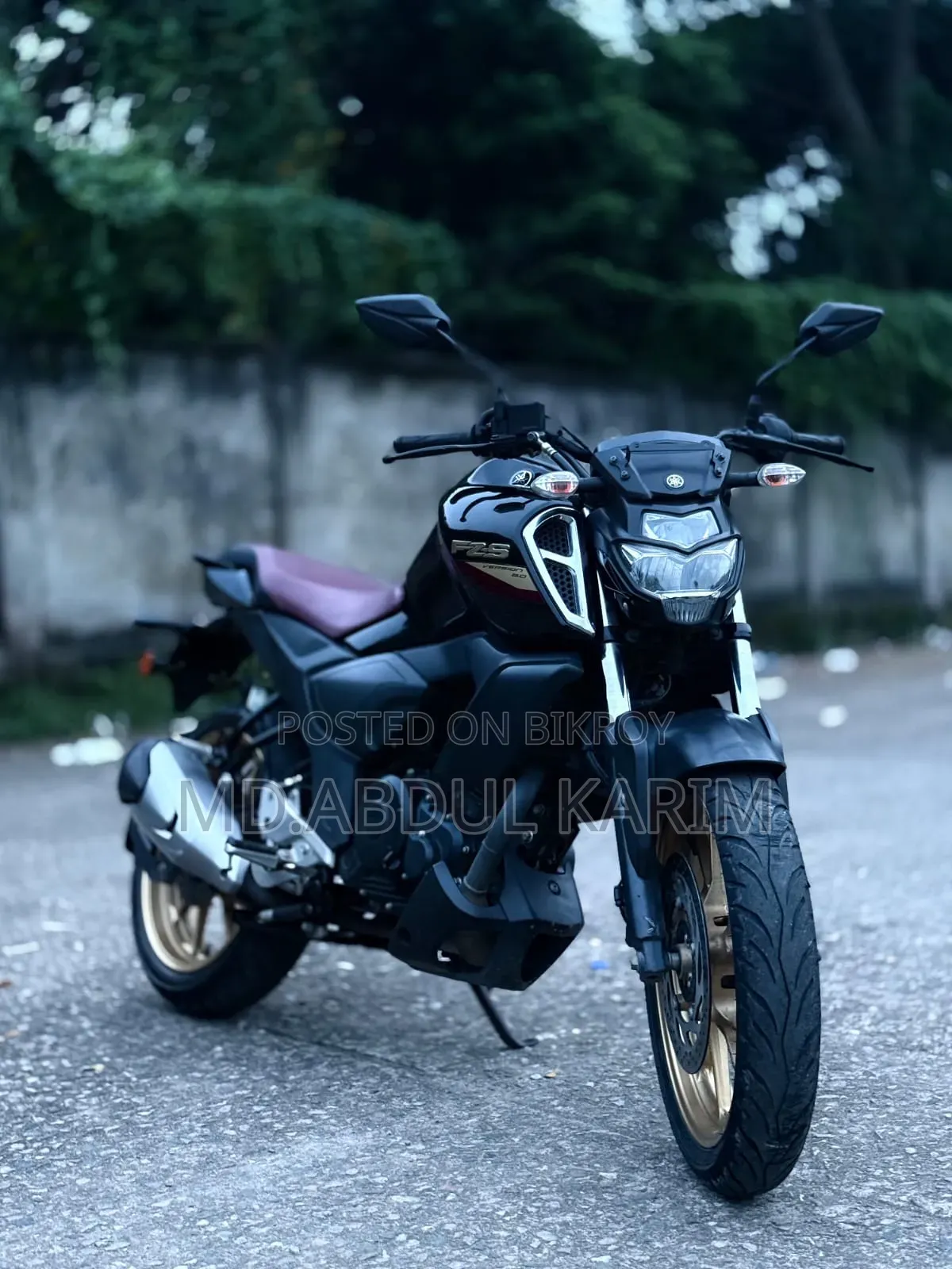 New Yamaha FZS V3 2024 Black