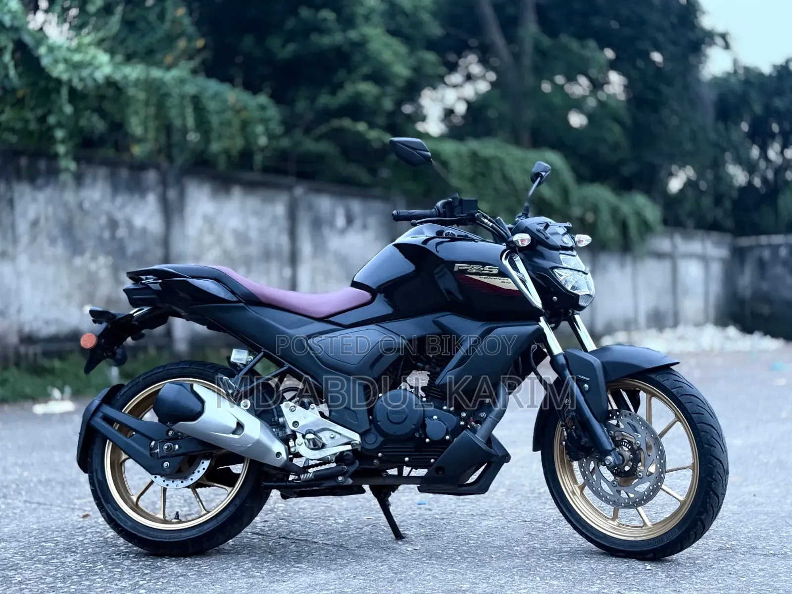 New Yamaha FZS V3 2024 Black