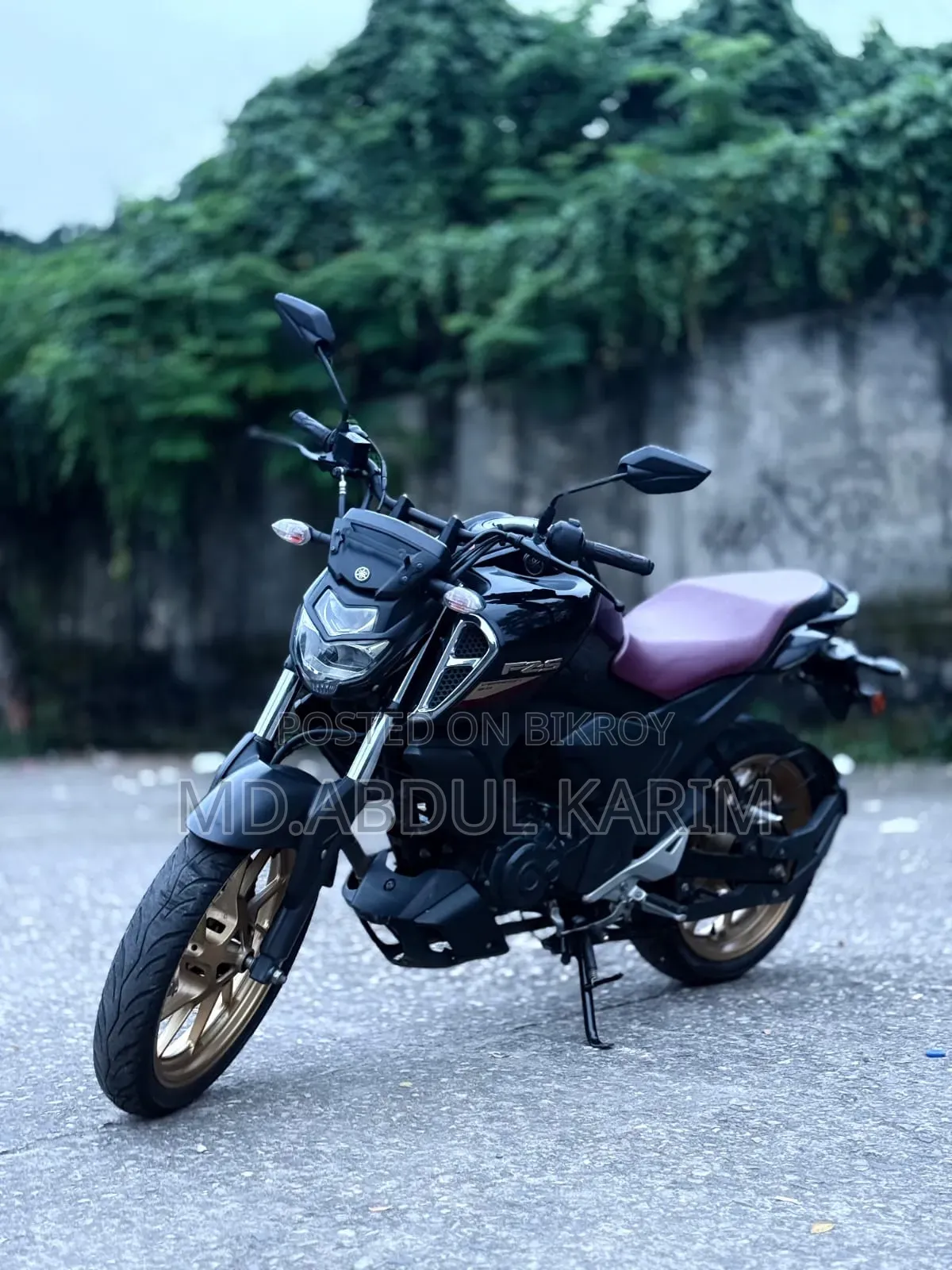 New Yamaha FZS V3 2024 Black