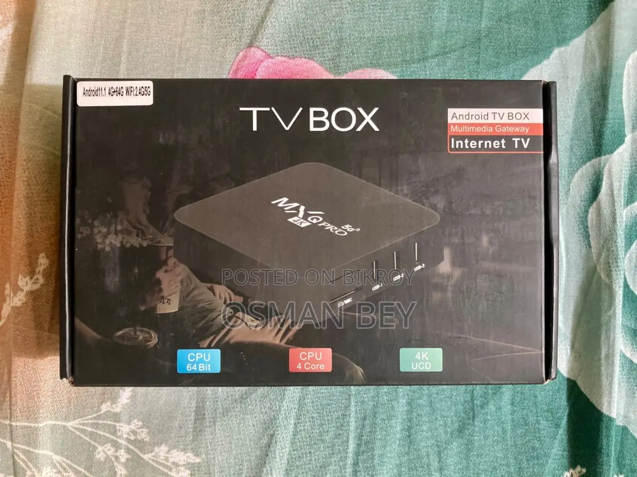 MXQ Pro 5G UHD Android TV Box