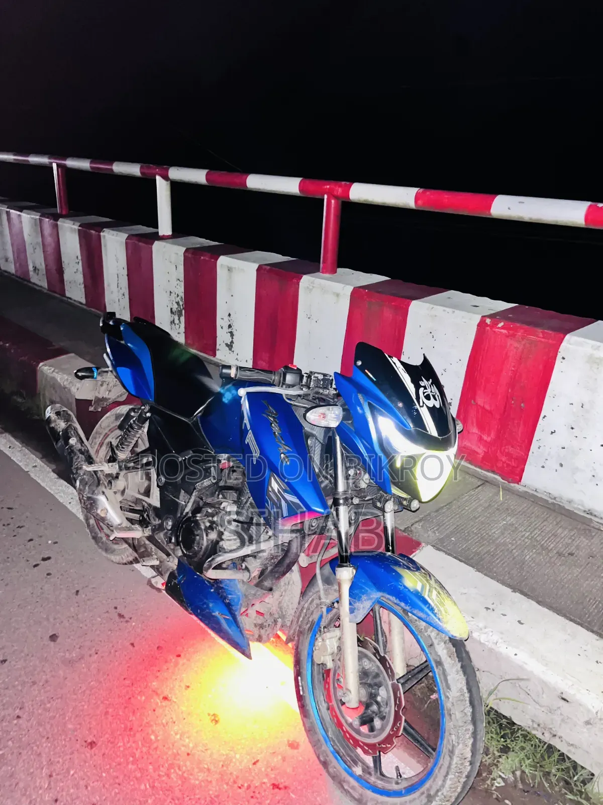 TVS Apache RTR 160 2V 2017 Blue