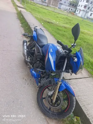 TVS Apache RTR 160 2V 2018 Blue