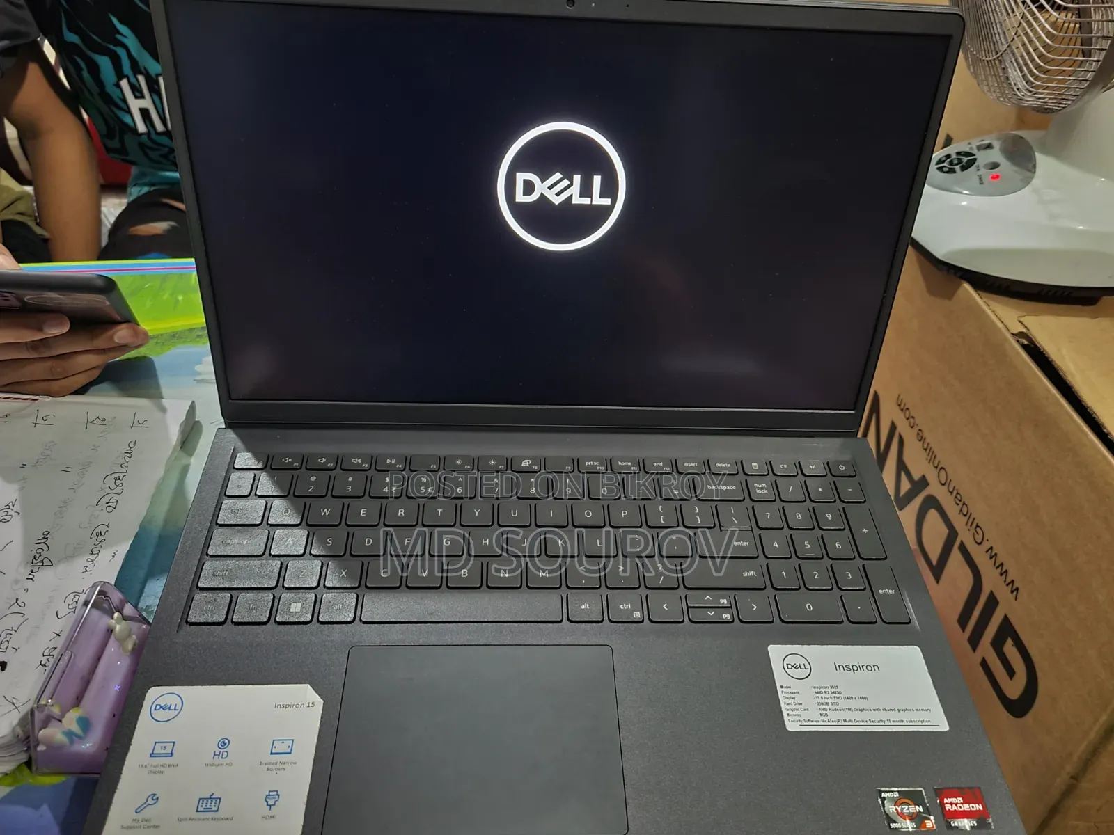 Laptop Dell Inspiron 15 8GB AMD Ryzen 3 SSD 256GB